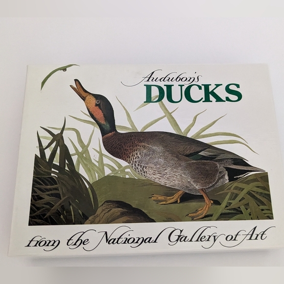 Audubon's Ducks Boxed Set Of Blank Note cards 5x7 Natl Gallery Of Art Set Of 14 - Picture 1 of 10